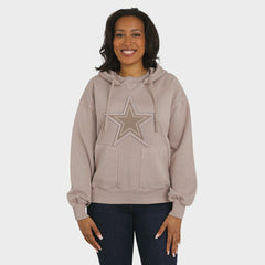 WEAR by Erin Andrews Women's Washed Pullover Crewdie - Dallas Cowboys Pullover