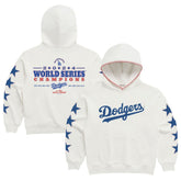 White Los Angeles Dodgers Madhappy 2024 World Series Champions Star Pullover Hoodie