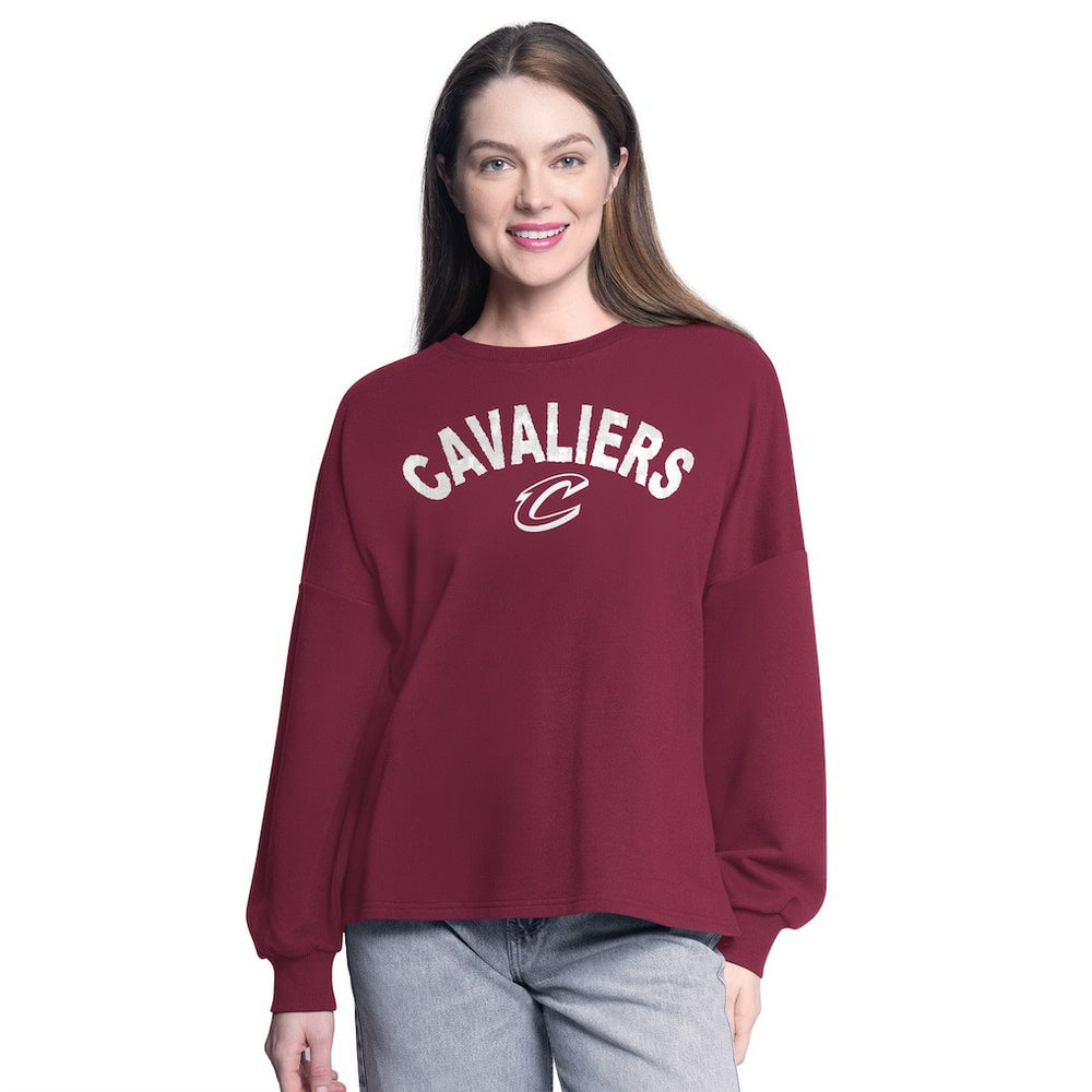 Cleveland Cavaliers G-III 4Her by Carl Banks Women's Athletic Pullover Sweatshirt sale