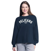 New Orleans Pelicans G-III 4Her by Carl Banks Women's Athletic Pullover Sweatshirt