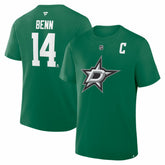 NHL Jamie Benn Dallas Stars Fanatics Captain Authentic Stack Name & Number T-Shirt