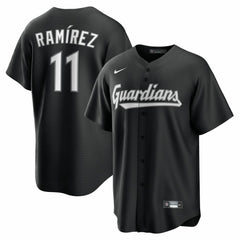 Black José Ramírez Cleveland Guardians Nike Replica Player Jersey