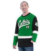 Boston Celtics G-III Sports by Carl Banks Adaptive Rugby Long Sleeve Top