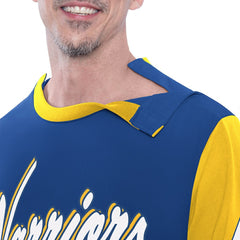 Golden State Warriors G-III Sports by Carl Banks Adaptive Rugby Long Sleeve Top sale