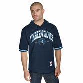 Minnesota Timberwolves Tommy Jeans Paul French Terry Short Sleeve Pullover Hoodie