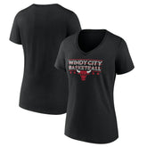 Chicago Bulls Women's Core Hometown Launch V-Neck T-Shirt sale