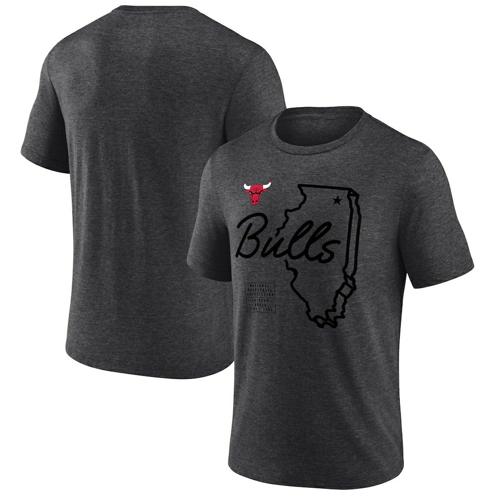 Chicago Bulls Announcer Tri-Blend T-Shirt
