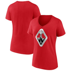 Houston Rockets Women's Team Pride V-Neck T-Shirt