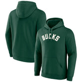 Milwaukee Bucks Wordmark Pullover Hoodie