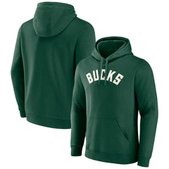 Milwaukee Bucks Wordmark Pullover Hoodie