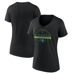 Minnesota Timberwolves Women's Core Hometown Launch V-Neck T-Shirt