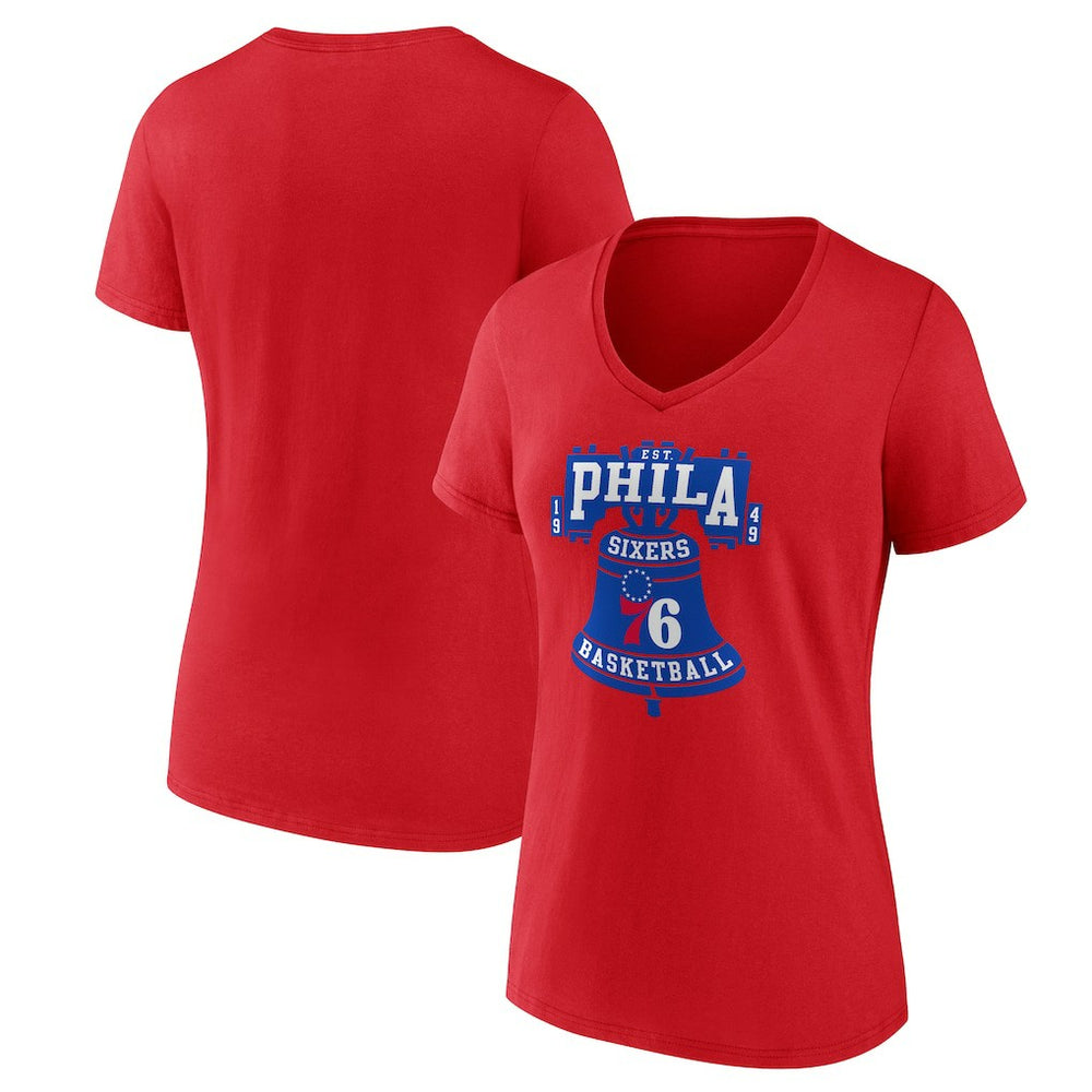 Philadelphia 76ers Women's Hometown V-Neck T-Shirt