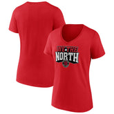 Toronto Raptors Women's Team Pride V-Neck T-Shirt
