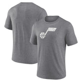Utah Jazz Distressed Tri-Blend T-Shirt