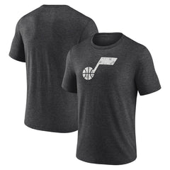Utah Jazz Distressed Tri-Blend T-Shirt