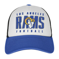 Youth Essentials Trucker Adjustable Hat - Los Angeles Rams Hats