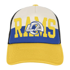 Youth Modern Fan Trucker Adjustable Hat - Los Angeles Rams Hats