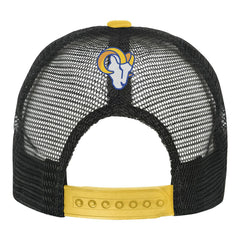 Youth Modern Fan Trucker Adjustable Hat - Los Angeles Rams Hats