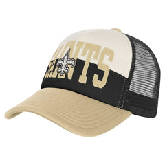 Youth Modern Fan Trucker Adjustable Hat - New Orleans Saints Hats
