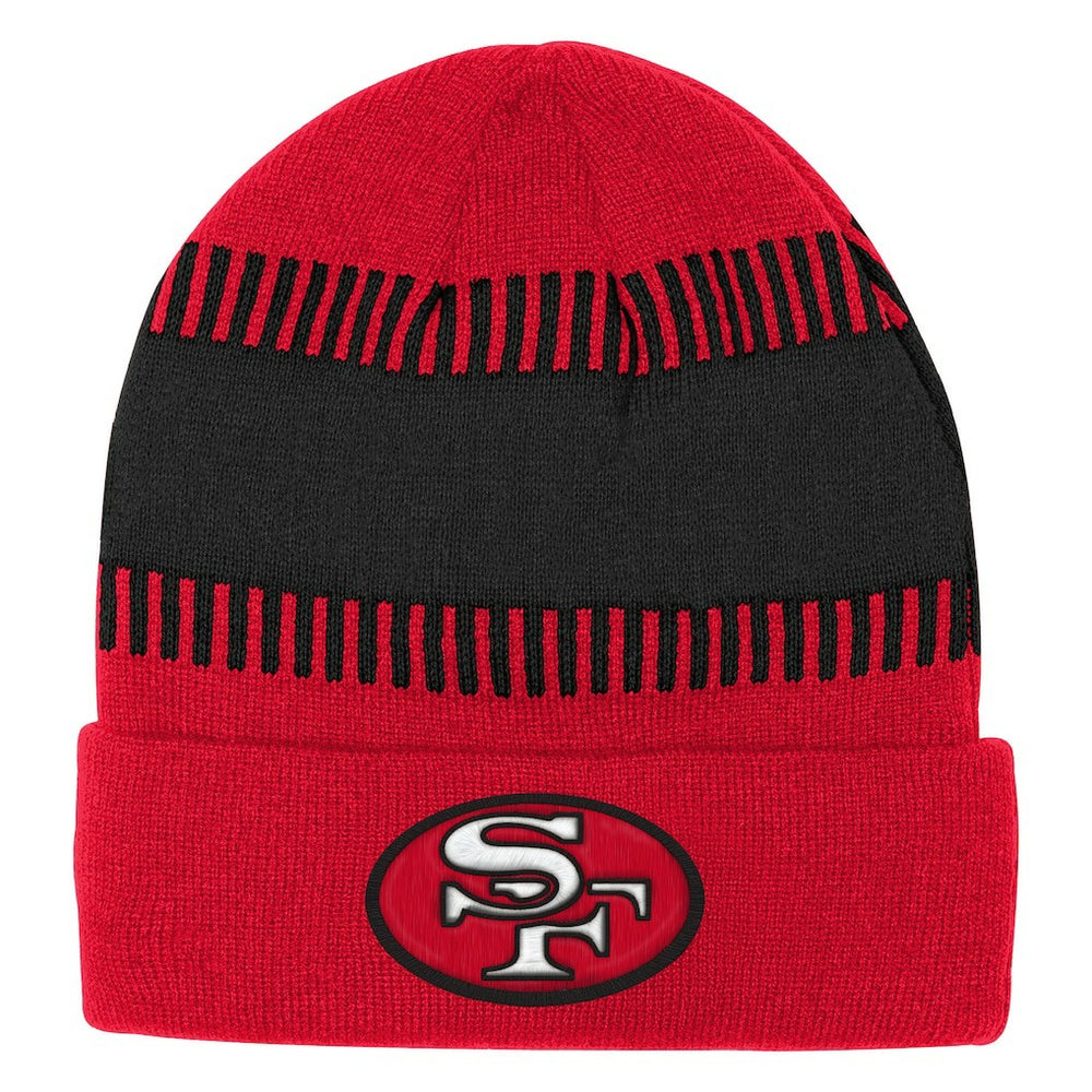 Outerstuff Bright Lights Cuffed Knit Hat - San Francisco 49ers Hats