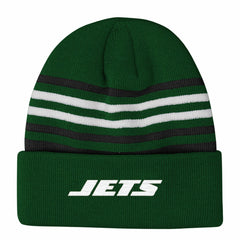 Outerstuff Essentials Cuffed Knit Hat - New York Jets Hats