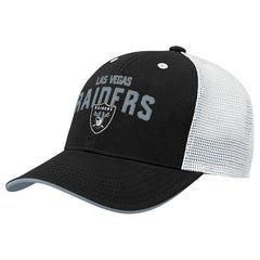 Outerstuff Youth Core Lockup Trucker Adjustable Hat - Las Vegas Raiders Hats