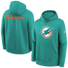 Youth Sideline Club Fleece Hoodie - Miami Dolphins Hoodies