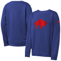 Youth Rewind Essential Pullover Crewneck Sweatshirt - Buffalo Bills Pullover