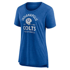 Women's Vintage Arch Tri-Blend T-Shirt - Indianapolis Colts T-shirts