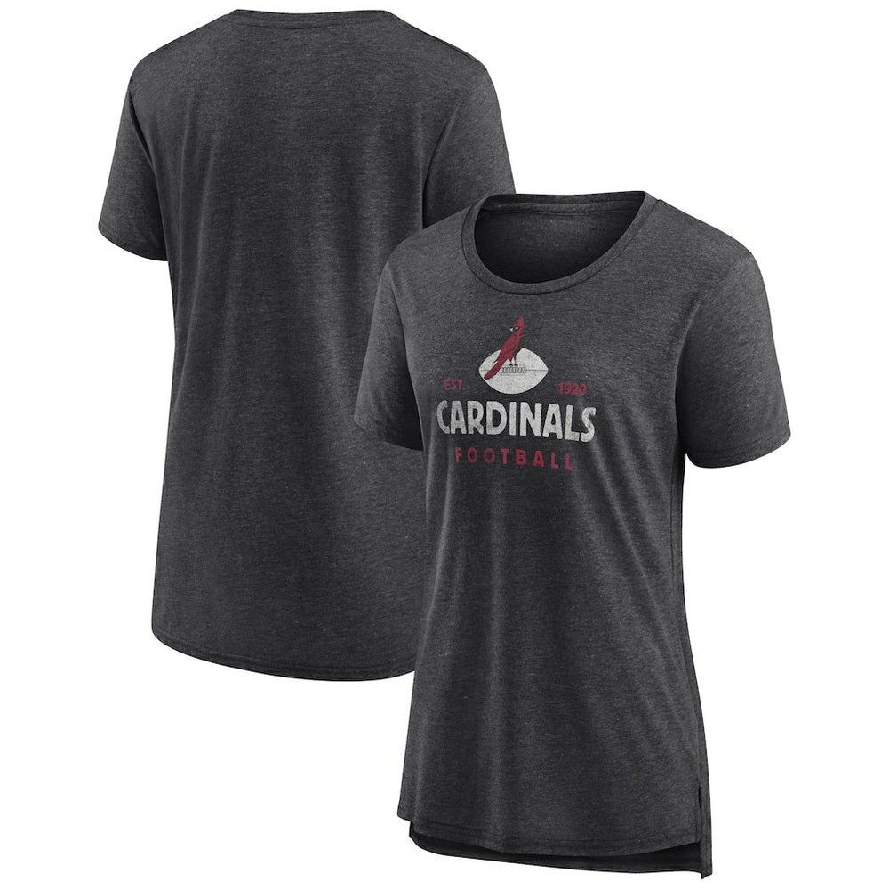 Women's Vintage Arch Tri-Blend T-Shirt - Arizona Cardinals T-shirts