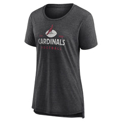 Women's Vintage Arch Tri-Blend T-Shirt - Arizona Cardinals T-shirts