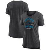 Women's Vintage Arch Tri-Blend T-Shirt - Carolina Panthers T-shirts