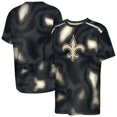 Outerstuff Youth End Zone Dri-Tek T-Shirt - New Orleans Saints T-shirts
