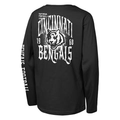 Outerstuff Youth Rumble Long Sleeve T-Shirt - Cincinnati Bengals T-shirts