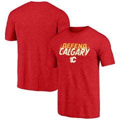NHL Calgary Flames Shoot to Score Tri-Blend T-Shirt