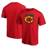 NHL Chicago Blackhawks Splatter Logo T-Shirt