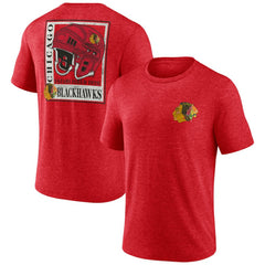NHL Chicago Blackhawks Earnest Will Tri-Blend T-Shirt