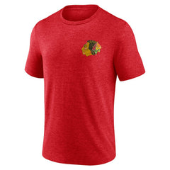 NHL Chicago Blackhawks Earnest Will Tri-Blend T-Shirt