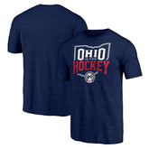 NHL Columbus Blue Jackets Shoot to Score Tri-Blend T-Shirt