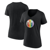 NHL Edmonton Oilers Women's Team Pride V-Neck T-Shirt