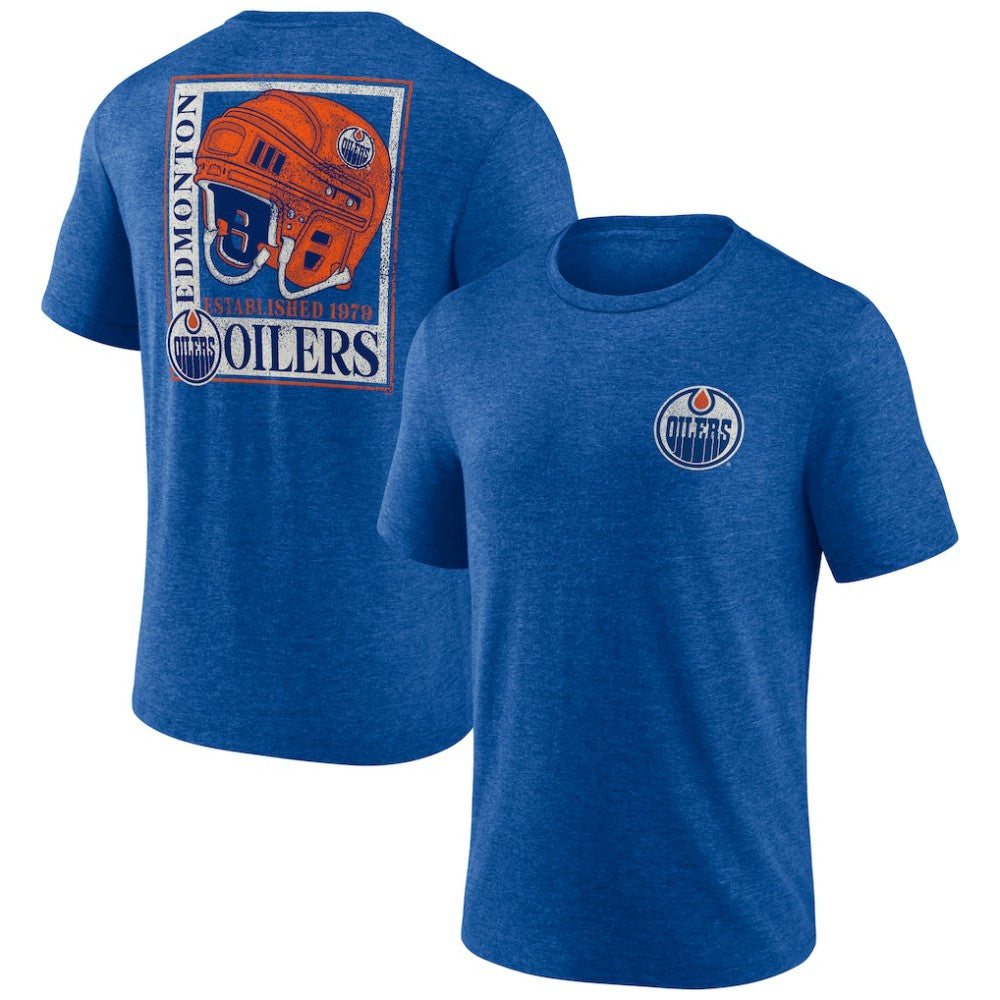 NHL Edmonton Oilers Earnest Will Tri-Blend T-Shirt