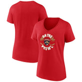 NHL Florida Panthers Women's Active Edge V-Neck T-Shirt