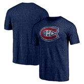 NHL Montreal Canadiens Distressed Tri-Blend T-Shirt