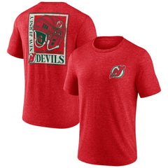 NHL New Jersey Devils Earnest Will Tri-Blend T-Shirt