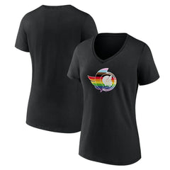 NHL Ottawa Senators Women's NHL Pride V-Neck T-Shirt