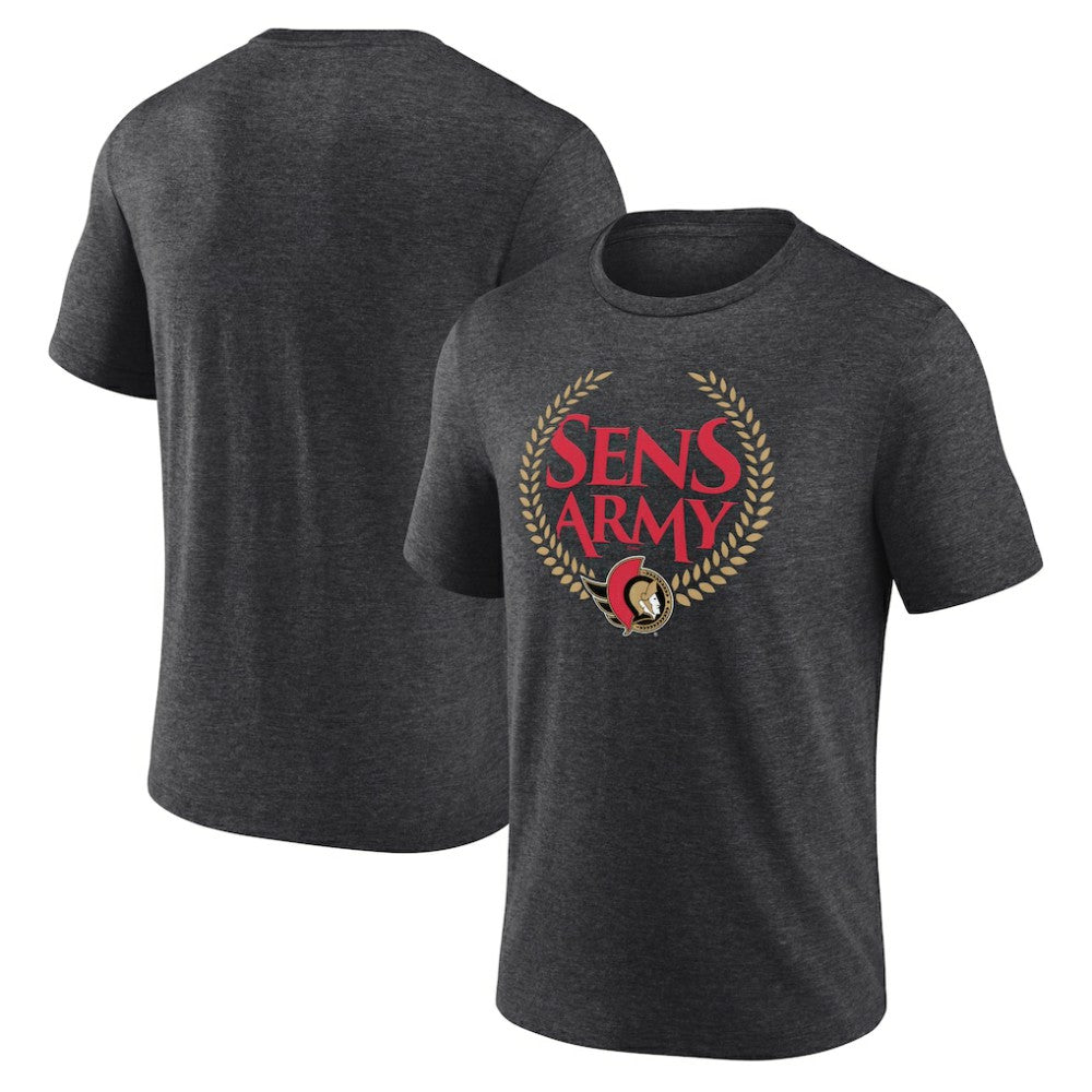 NHL Ottawa Senators Shout Out Tri-Blend T-Shirt