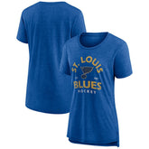 NHL St. Louis Blues Women's Vintage Arch Tri-Blend T-Shirt