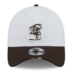 2025 NFL Training Camp Throwback Logo 39THIRTY Flex Hat - Cleveland Browns Hats