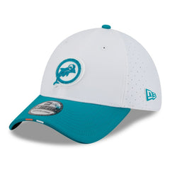 2025 NFL Training Camp Throwback Logo 39THIRTY Flex Hat - Miami Dolphins Hats