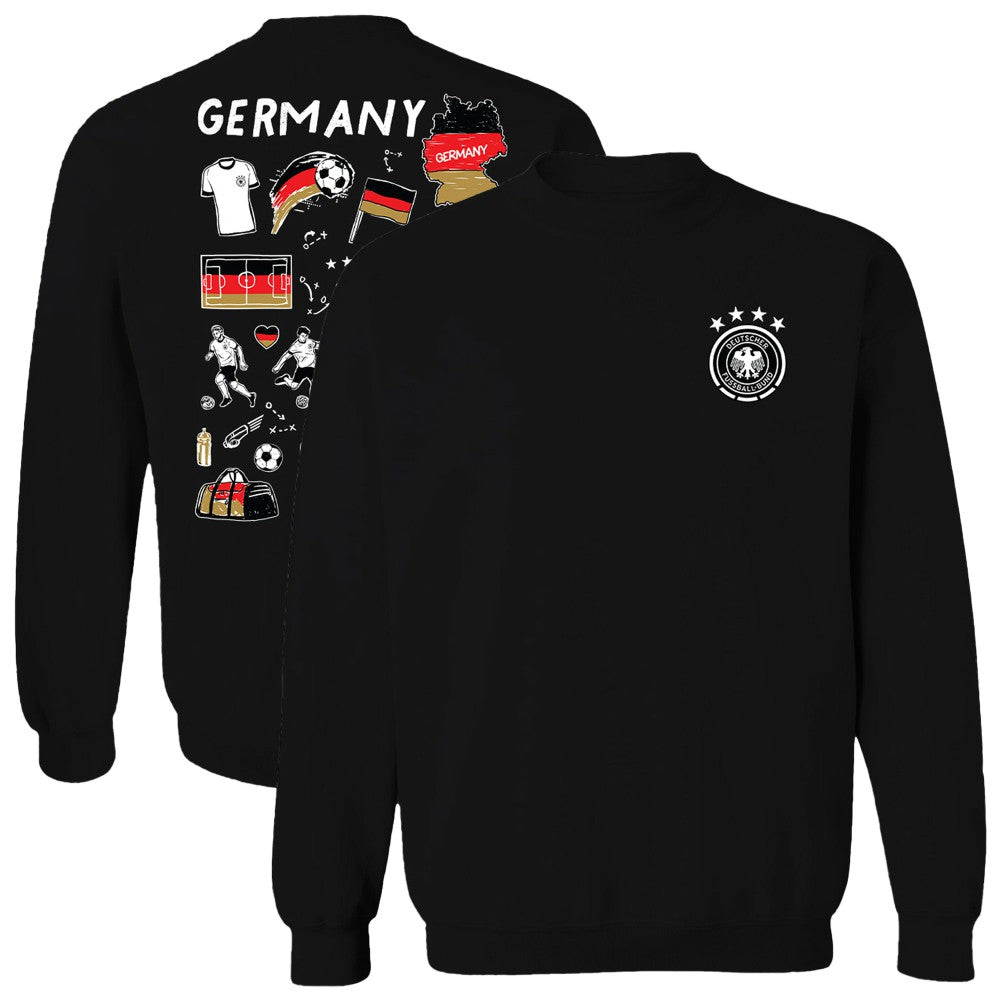 Germany National Team Vive La Fete Women's Impressions Artwork Pullover Sweatshirt